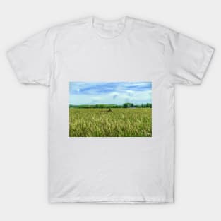 Deer in a Grain Field T-Shirt